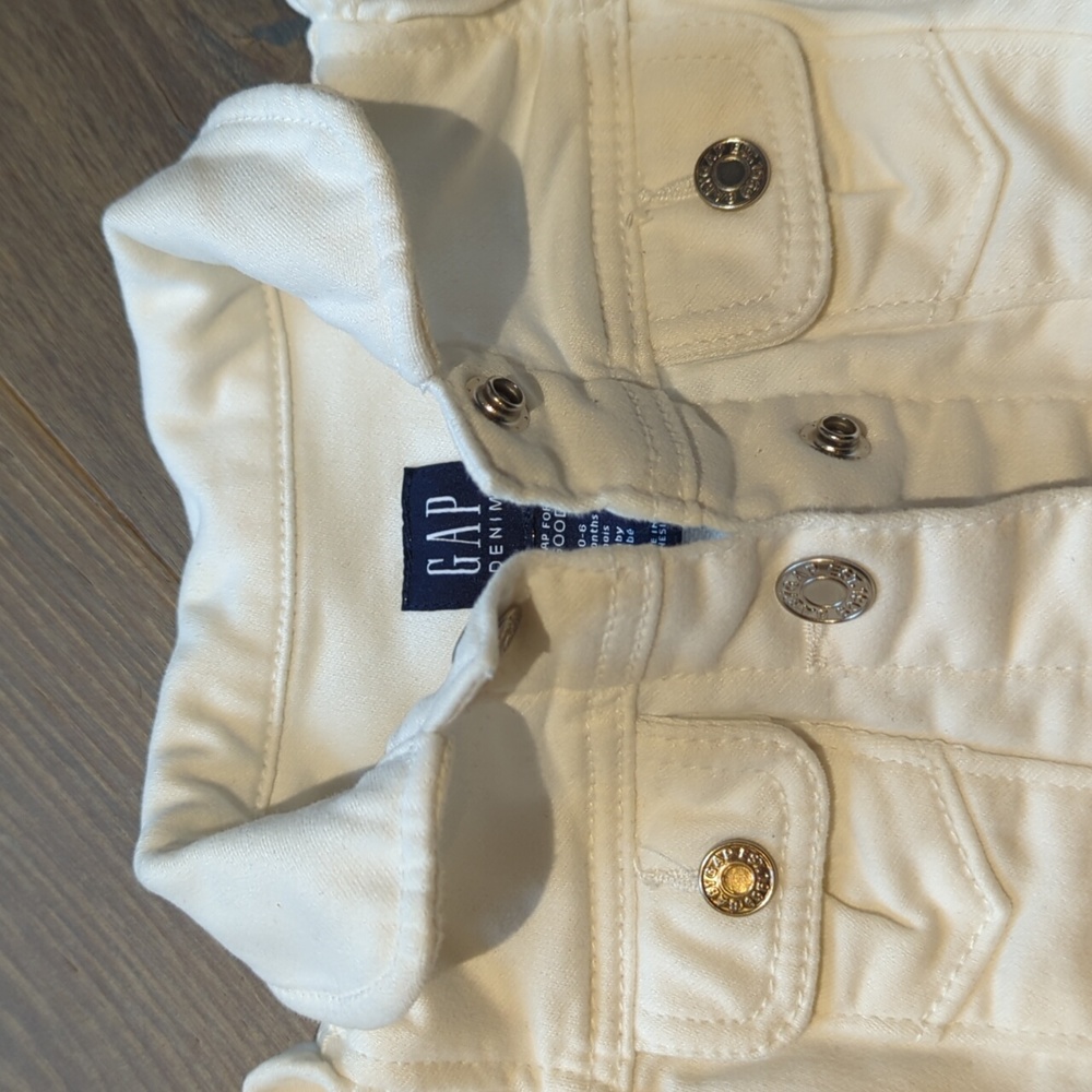 GAP Baby White Denim Jacket